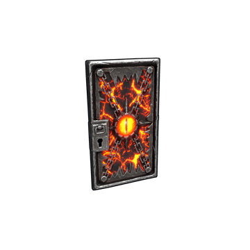 Watcher of Doom Metal Door