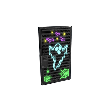 Neon Ghost Door