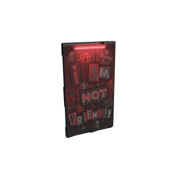 NOT Friendly Wooden Door