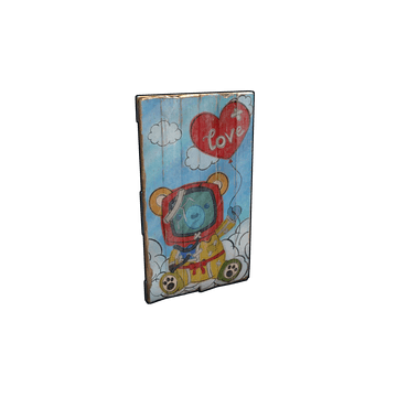 Teddy Love Wooden Door