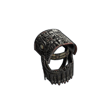Black Alligator Helmet