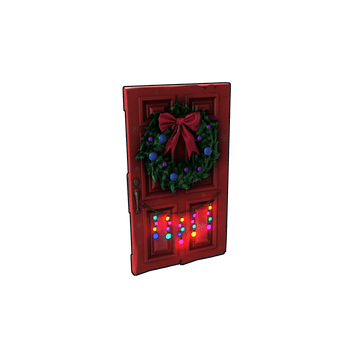 Christmas Wooden Door