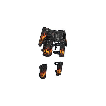 Flame Anarchy Wood Armor Pants