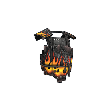 Flame Anarchy Wood Armor Jacket