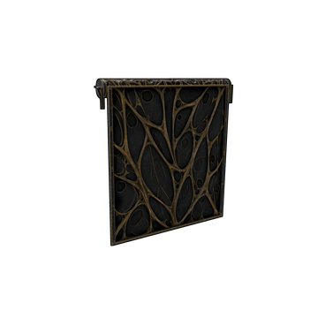 Golden Veins Garage Door