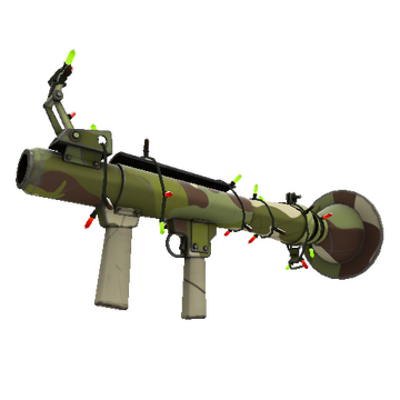 Festivized Killstreak Woodland Warrior Rocket Launcher (Minimal Wear)