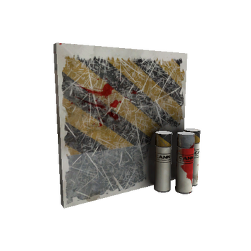 Hazard Warning War Paint (Battle Scarred)