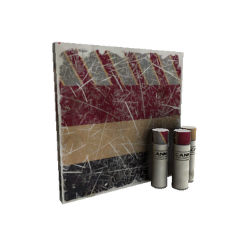 Saccharine Striped War Paint (Well-Worn)