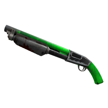 Health and Hell (Green) Shotgun (Well-Worn)