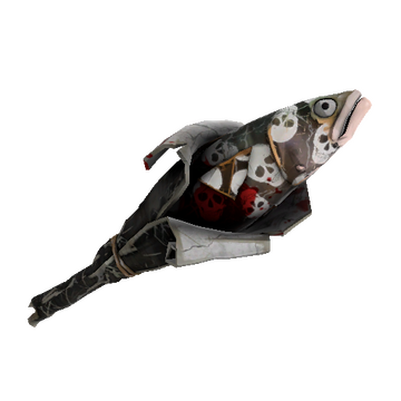Killstreak Skull Cracked Holy Mackerel (Battle Scarred)