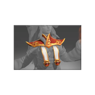 Inscribed Cape of the Divine Flame
