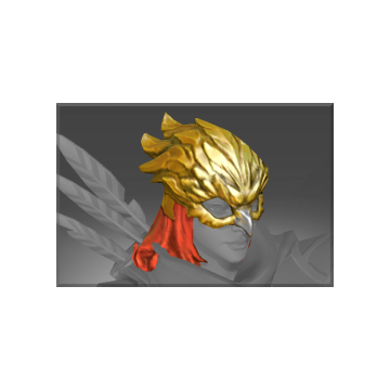 Autographed Gilded Falcon Helm