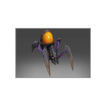 Inscribed Amber Queen's Spiderling