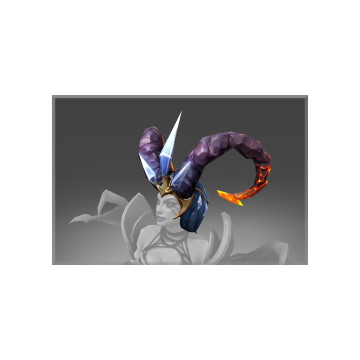 Inscribed Horns of the Obsidian Nightmare