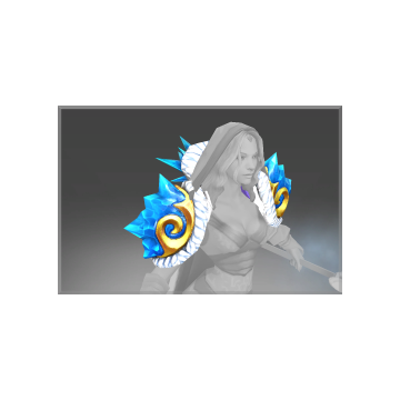 Inscribed Mantle of the Blueheart Sovereign