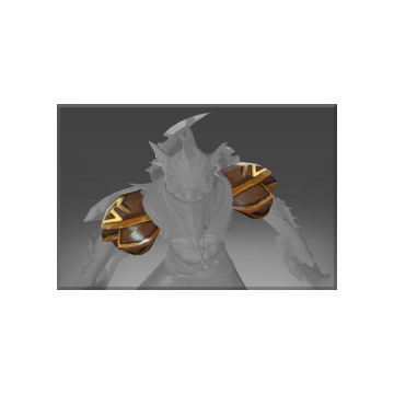 Inscribed Pangolin Shoulder Armor