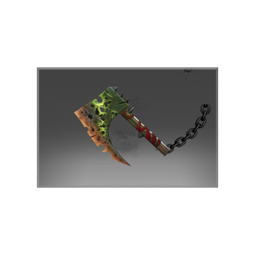 Inscribed Hatchet of the Nurgle Champion