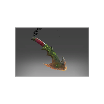 Inscribed Cleaver of the Nurgle Champion