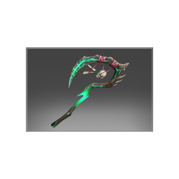 Inscribed Scythe of the Master Necromancer
