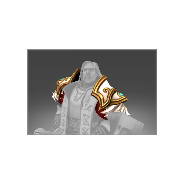 Inscribed Pauldrons of Sacred Light
