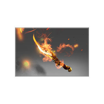 Inscribed Off-Hand Blade of the Wandering Flame