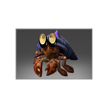 Autographed Hermes the Hermit Crab
