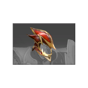 Inscribed Dragonbone Helm of Sir Davion