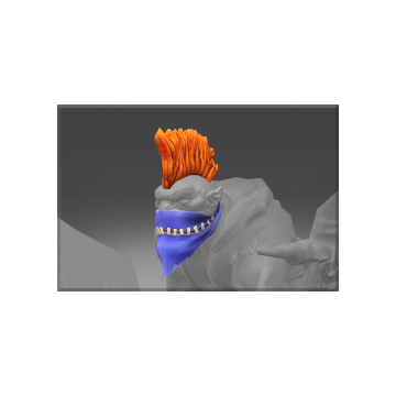 Inscribed Rough Rider's Muggin' Mask