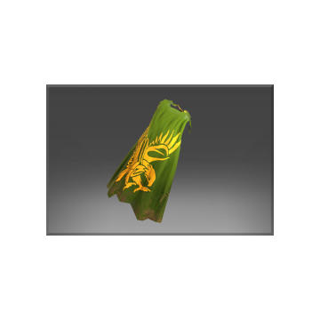 Inscribed Gilded Falcon Cloak