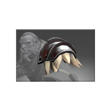 Inscribed Sanguine Moon Shoulder