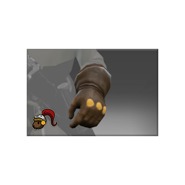 Inscribed Gloves of the Crested Cannoneer