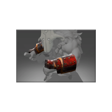 Frozen Sturdy Bracers of the Exiled Ronin