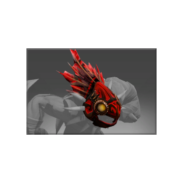 Frozen Hood of the Scarlet Raven