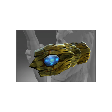 Inscribed Ironwood Arms of the Fungal Lord