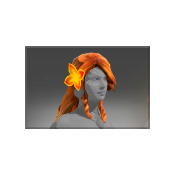 Inscribed Braid of Fiery Curls