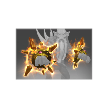 Autographed Golden Bracers of Forlorn Precipice
