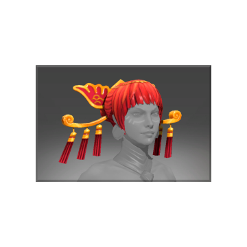 Headdress of the Ember Crane