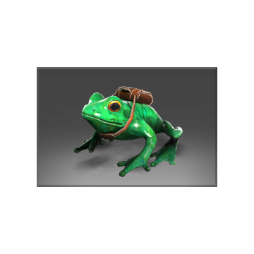 Auspicious Skip the Delivery Frog
