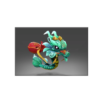 Heroic Little Green Jade Dragon