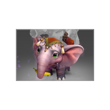 Inscribed Pachyderm Powderwagon Elephant