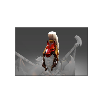 Inscribed Helm of the Equine Emissary