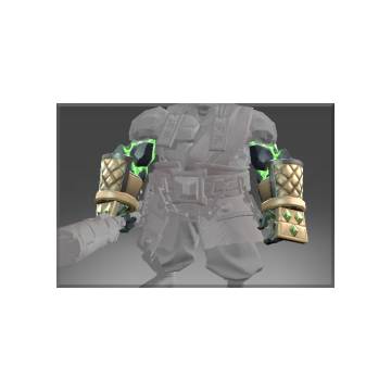 Heroic Plated Bracers of the Demon Stone