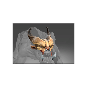 Autographed Horned Visage of the Ravenous Fiend