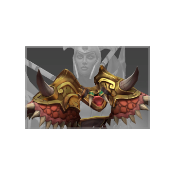 Autographed Crimsonwing Slayer Shoulders