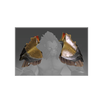 Inscribed Lineage Pauldron of the Ram's Head