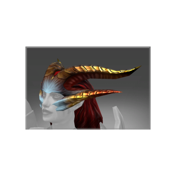 Inscribed Lineage Horns of the Arch Temptress