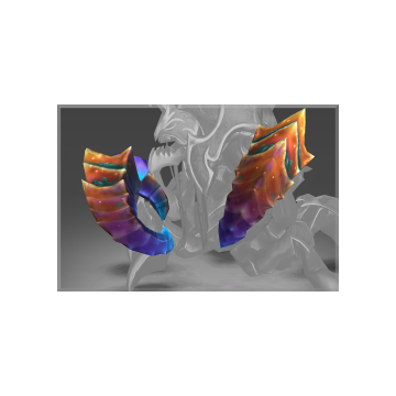 Inscribed Sapphire Crab Weapon