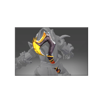 Inscribed Golden Scythe of The Iron Claw