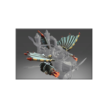 Inscribed Sky-High Warship Wings