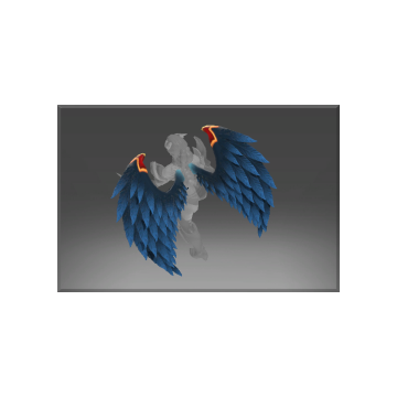 Inscribed Wings of the Dark Angel